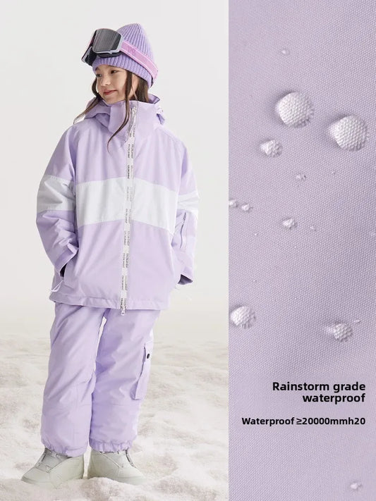 Kids Ski Suit Set With Warm Insulated Snow Jacket Winter - ToylandEU