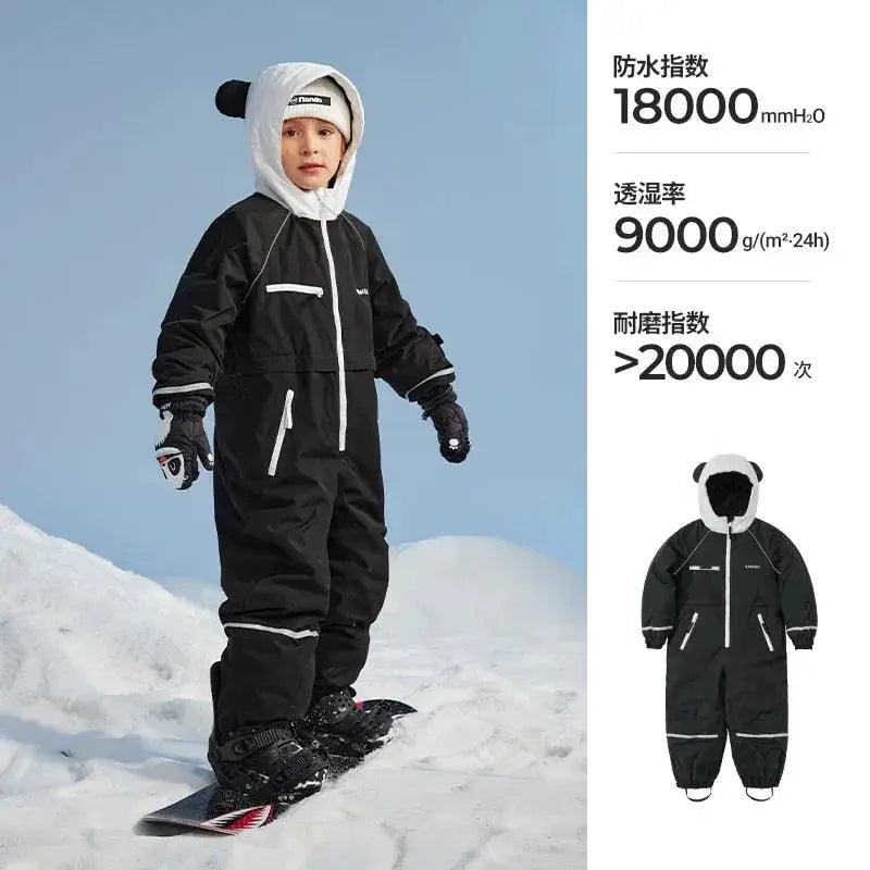  Kids Ski Suit Waterproof Warm Insulated One Piece Gear -  ToylandEU™