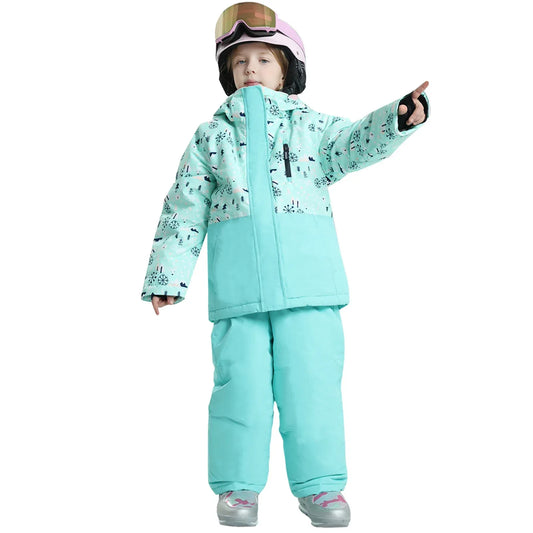 Kids Ski Suit Waterproof Warm Snow Gear For Winter - ToylandEU