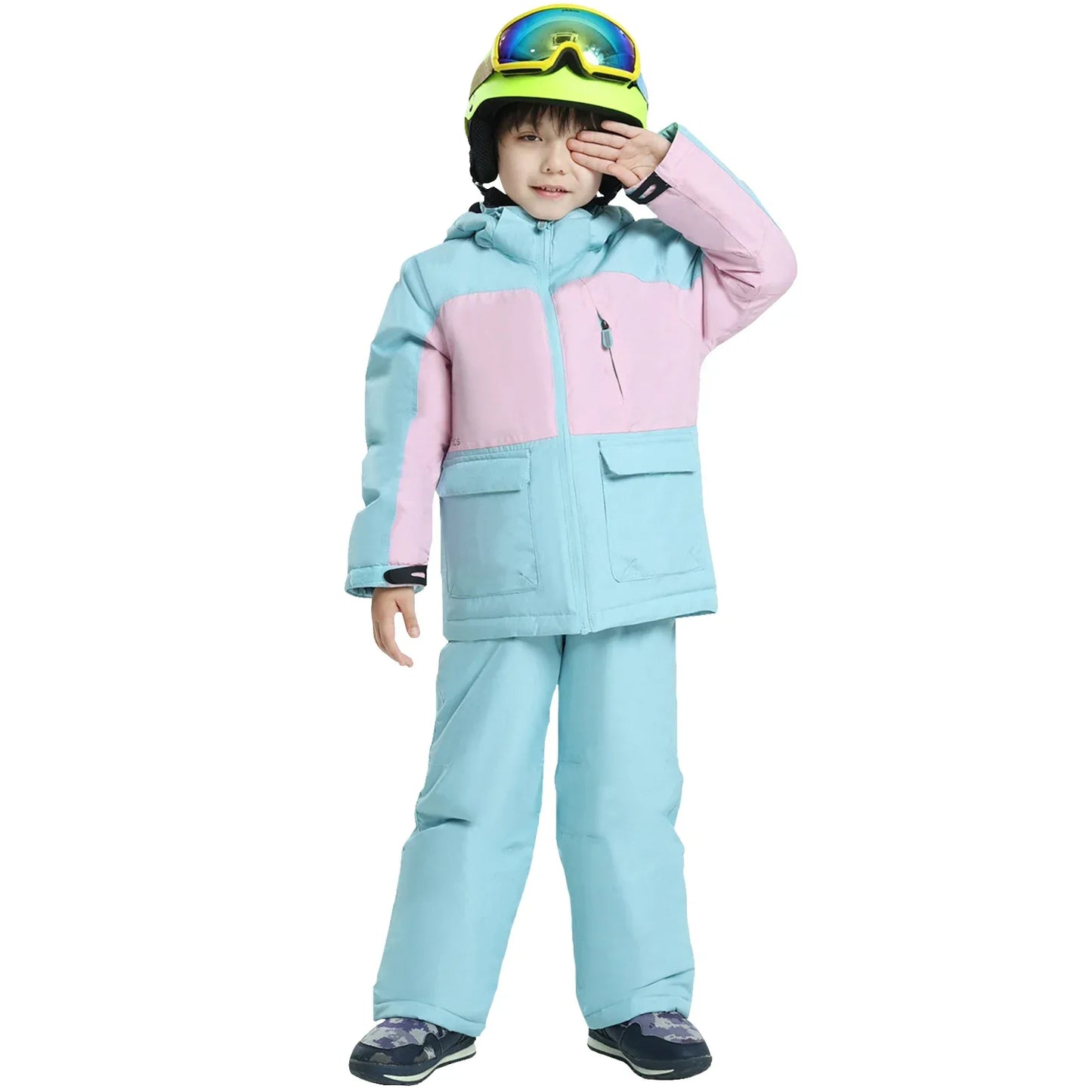 Kids Ski Suit Waterproof Warm Snow Gear For Winter - ToylandEU