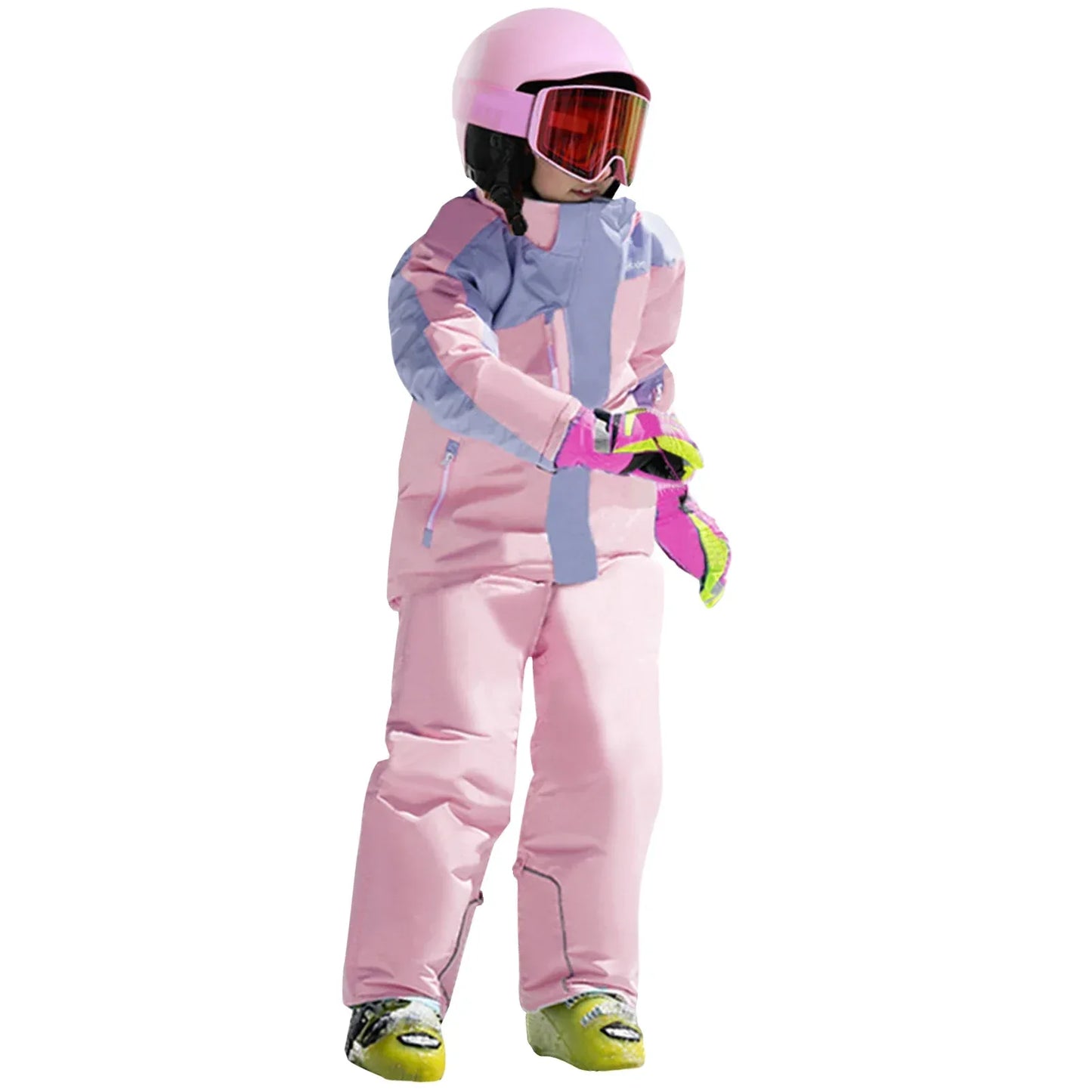 Kids Ski Suit Waterproof Warm Snow Gear For Winter - ToylandEU