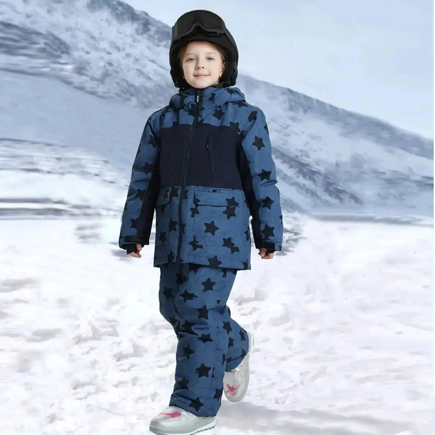  Kids Ski Suit Waterproof Winter Set For Boys Bundle -  ToylandEU™