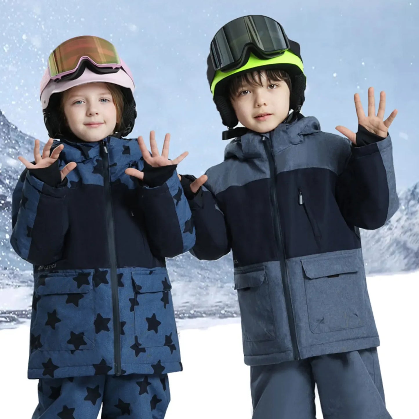 Kids Ski Suit Waterproof Winter Snow Set For Boys Bundle - ToylandEU