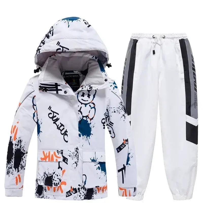  Kids Ski Suit Winter Waterproof Set With Windproof Jacket -  ToylandEU™
