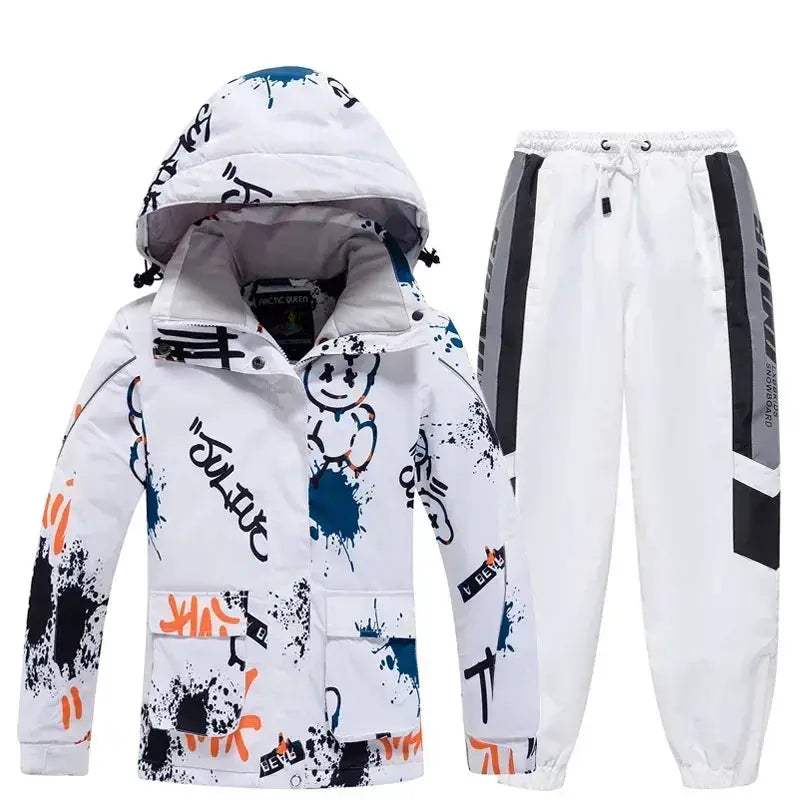 Kids Ski Suit Winter Waterproof Snow Set With Windproof Jacket - ToylandEU