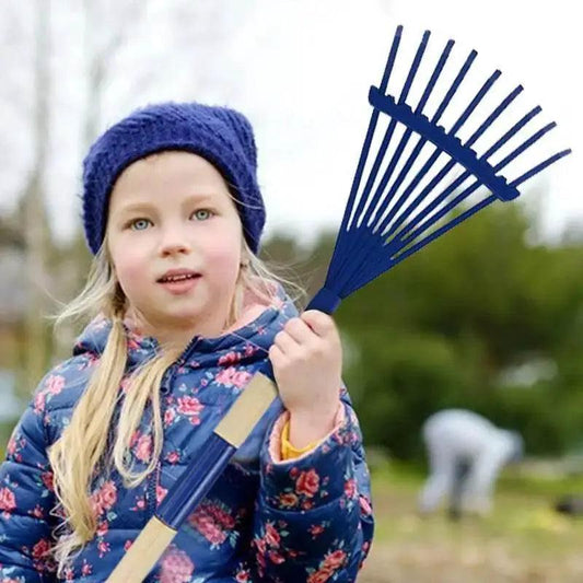  Kids Small Rake Garden Rake And Gloves Kit For Outdoor Gardening -  ToylandEU™