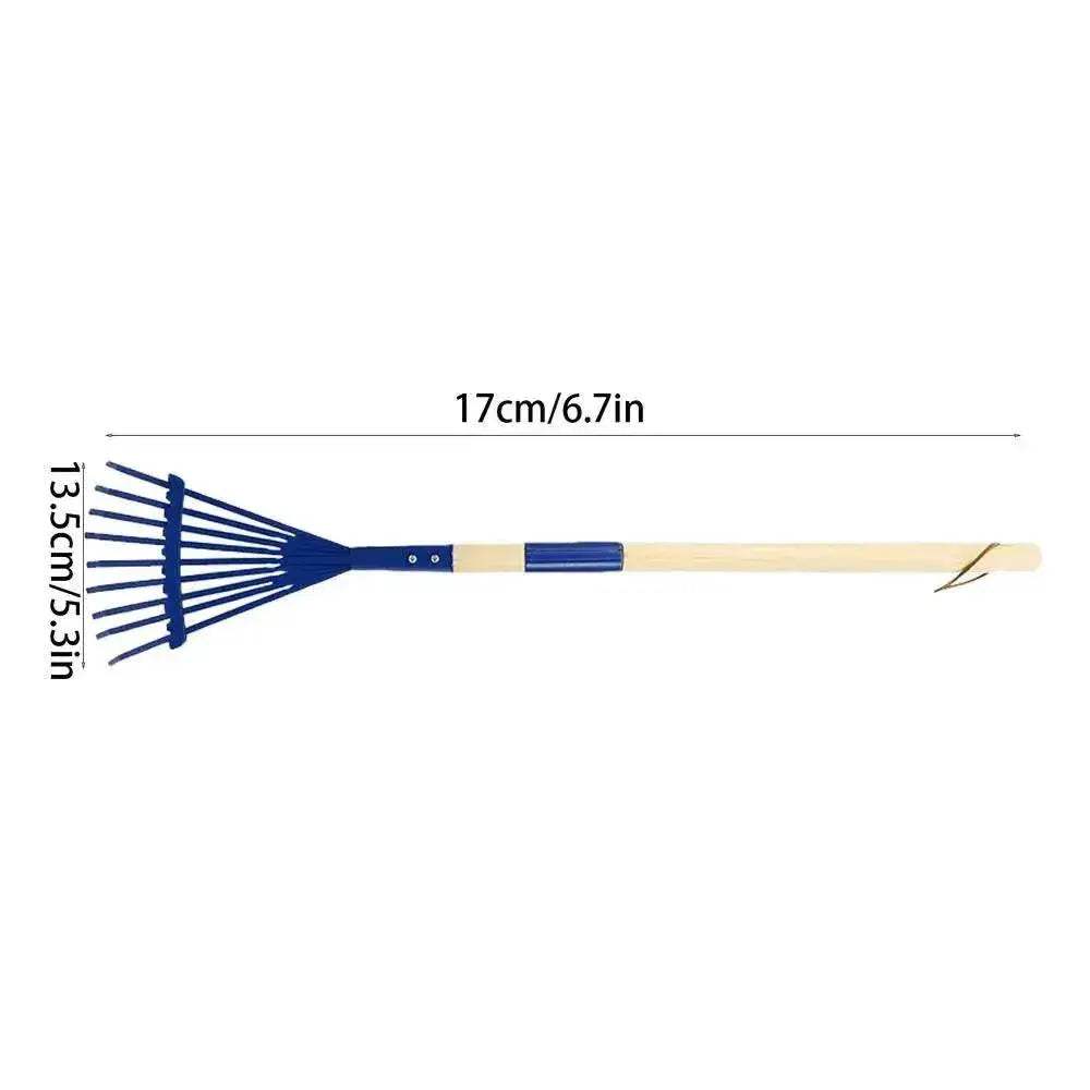 Kids Small Rake Garden Rake And Gloves Kit For Outdoor Gardening - ToylandEU