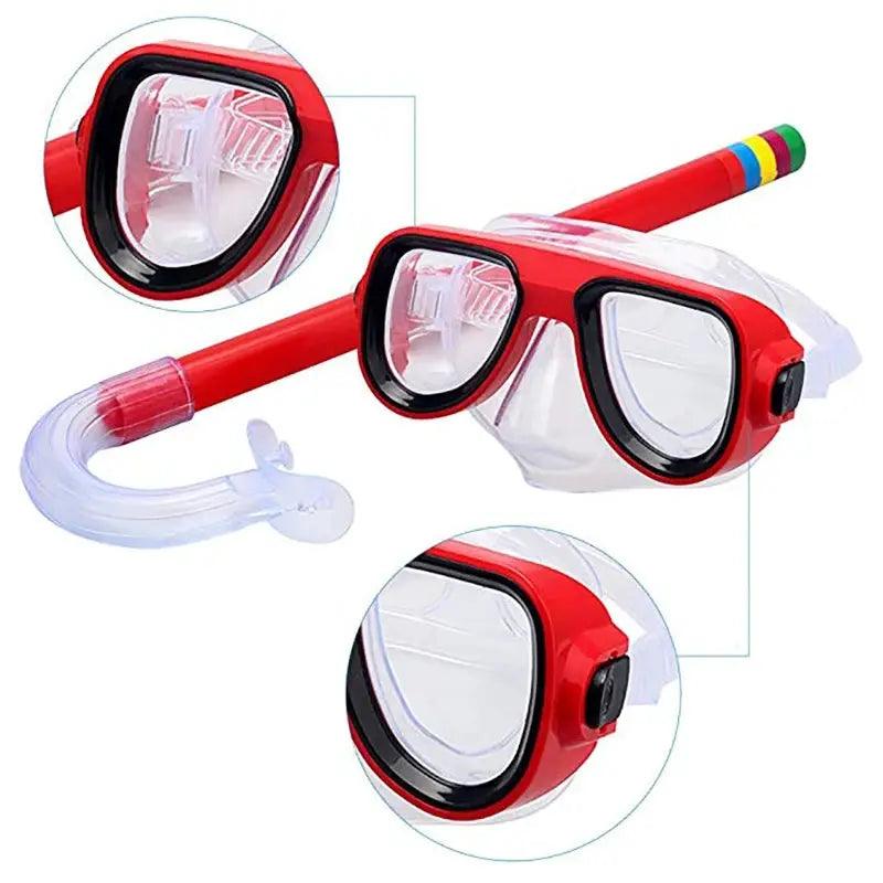  Kids Snorkel Set Antifog Mask Dry Snorkel For Beginners -  ToylandEU™