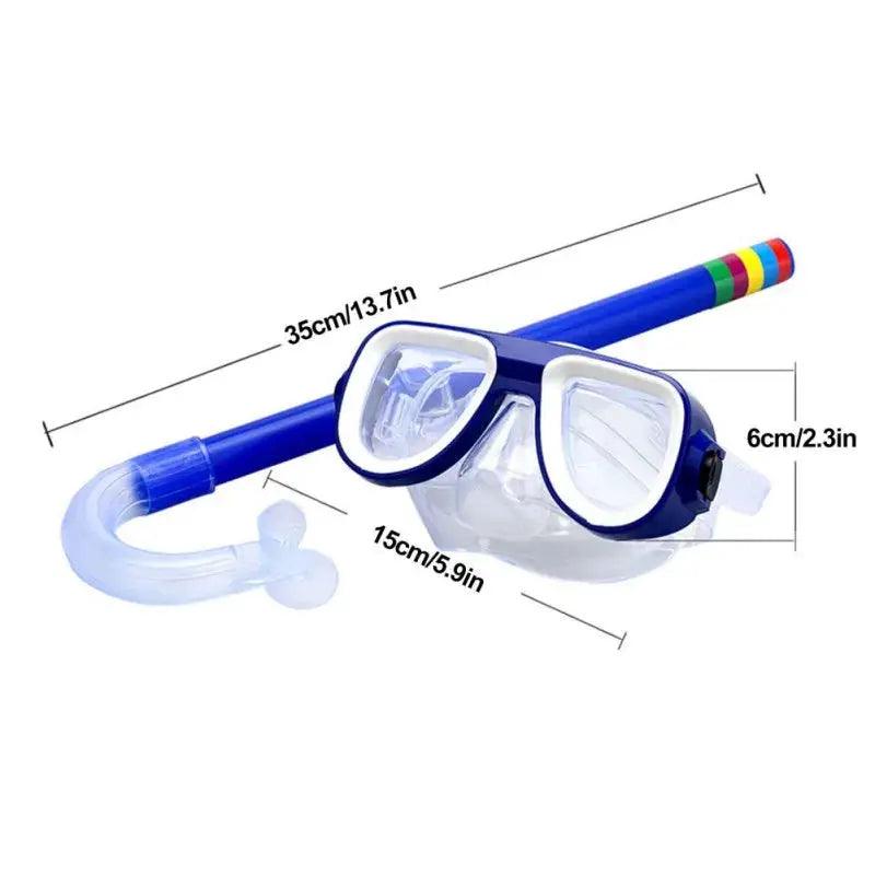  Kids Snorkel Set Antifog Mask Dry Snorkel For Beginners -  ToylandEU™