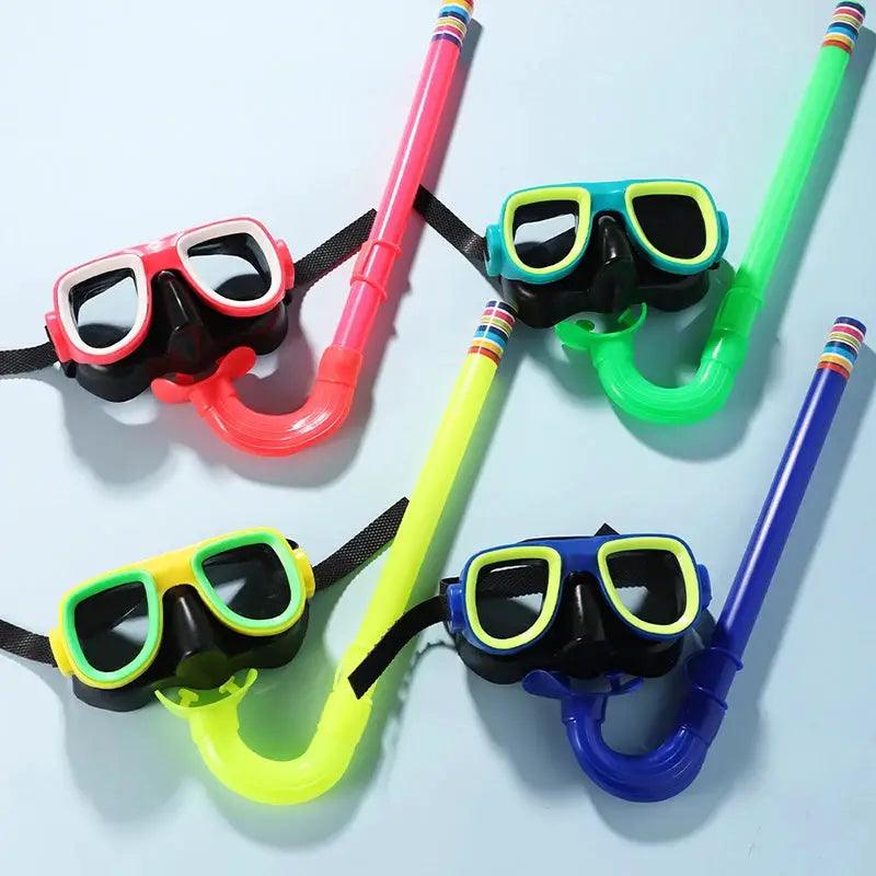  Kids Snorkeling Set Large Frame Goggles With Silicone -  ToylandEU™