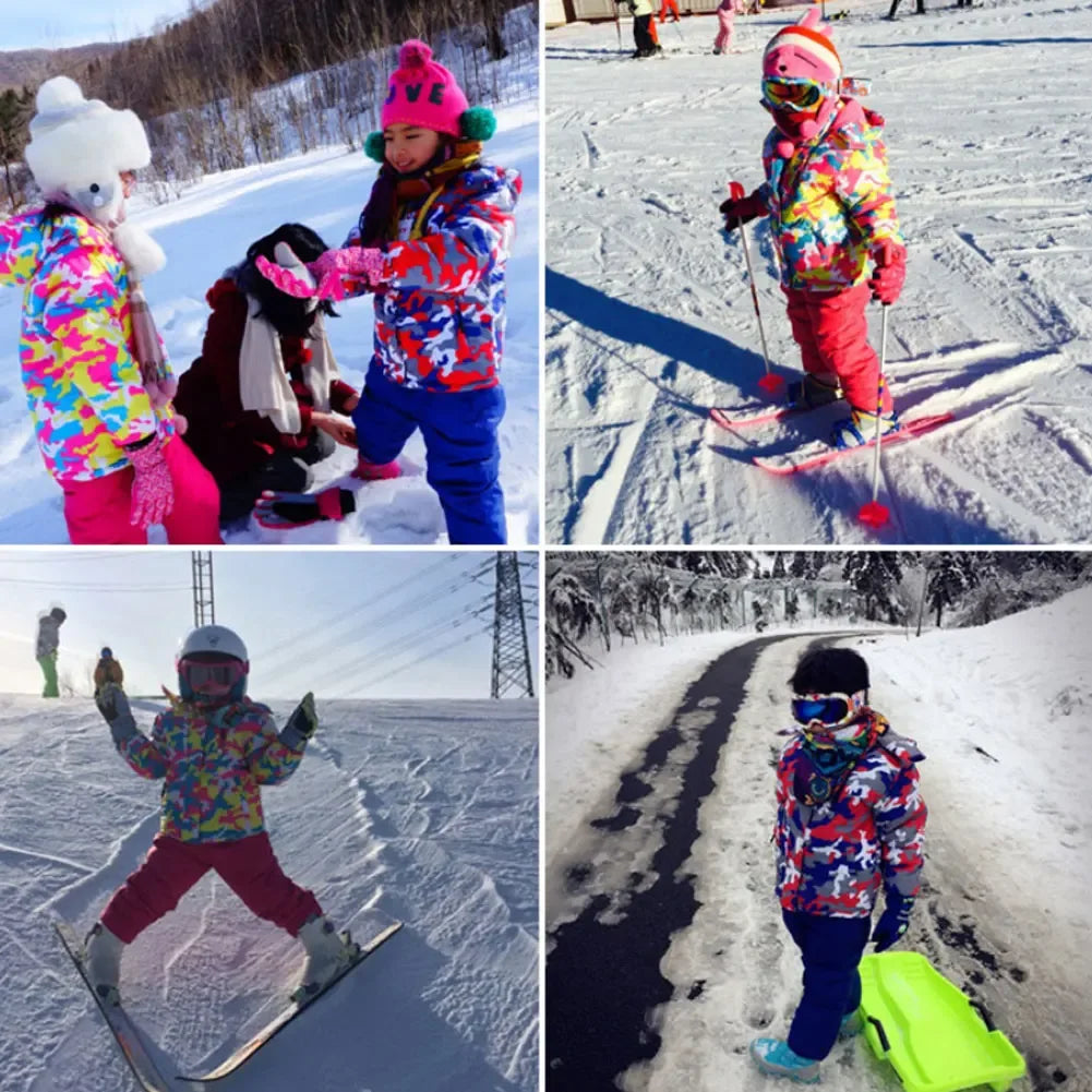 Kids Snow Suit Two Piece Waterproof Winter Ski Set - ToylandEU
