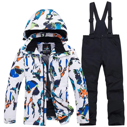 Kids Snow Suit Waterproof Windproof Winter Ski Outfit - ToylandEU