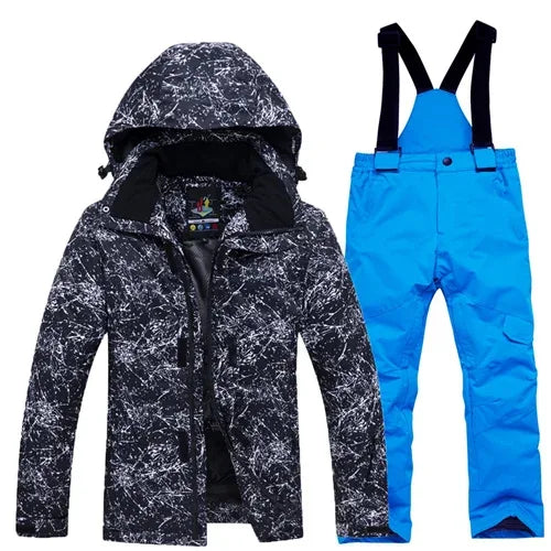 Kids Snow Suit Waterproof Windproof Winter Ski Outfit - ToylandEU