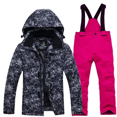 Kids Snow Suit Waterproof Windproof Winter Ski Outfit - ToylandEU