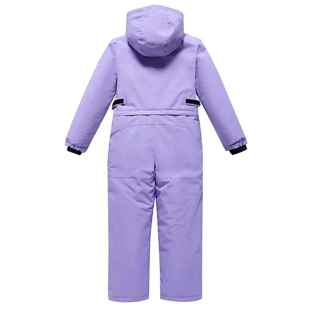  Kids Snowboarding Suit One Piece Hooded Warm Skiwear -  ToylandEU™