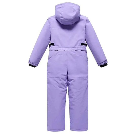  Kids Snowboarding Suit One Piece Hooded Warm Skiwear -  ToylandEU™