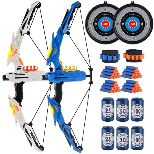  Kids Soft Dart Archery Set With Led Lights For Indoor Play -  ToylandEU™