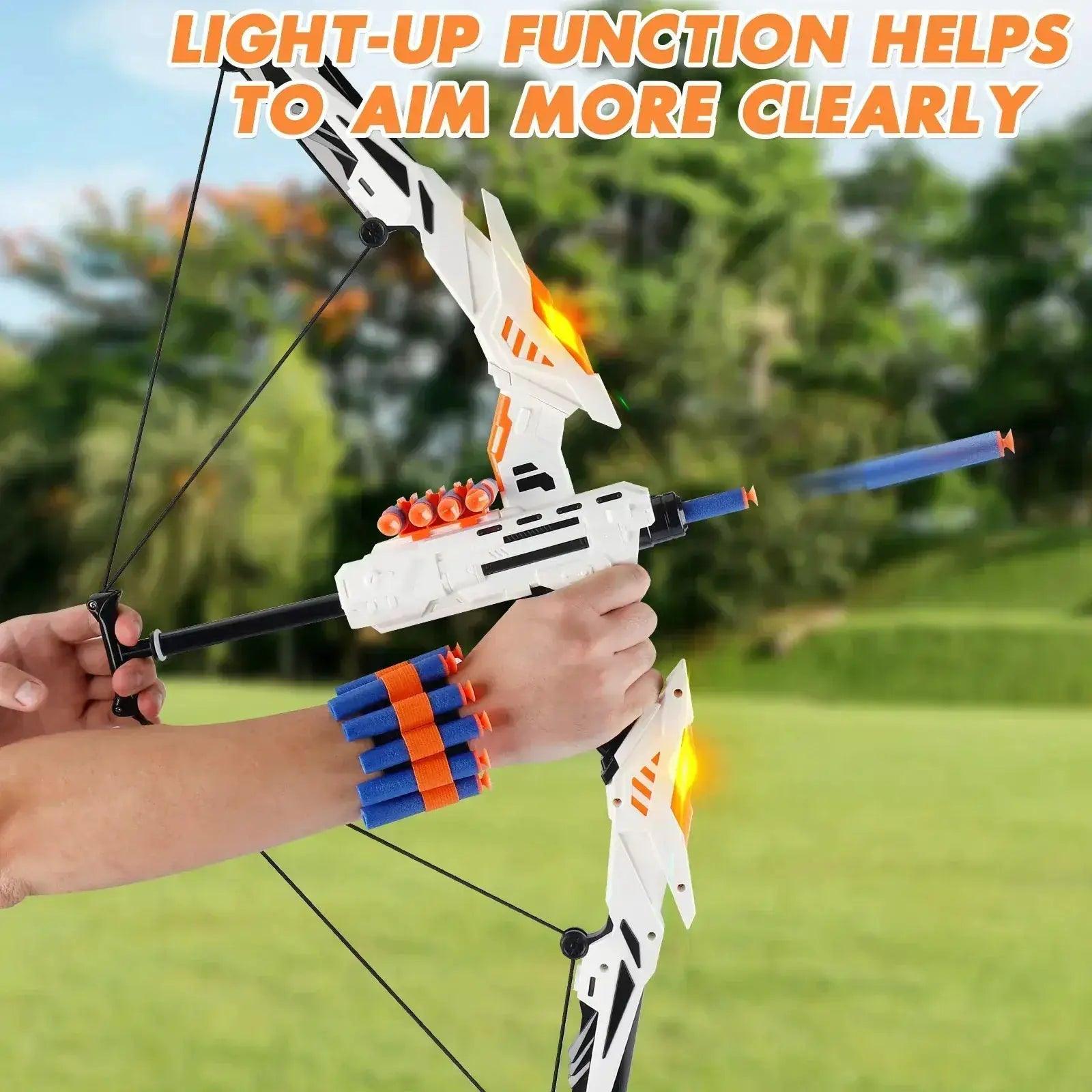  Kids Soft Dart Archery Set With Led Lights For Indoor Play -  ToylandEU™