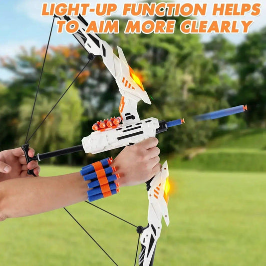  Kids Soft Dart Archery Set With Led Lights For Indoor Play -  ToylandEU™