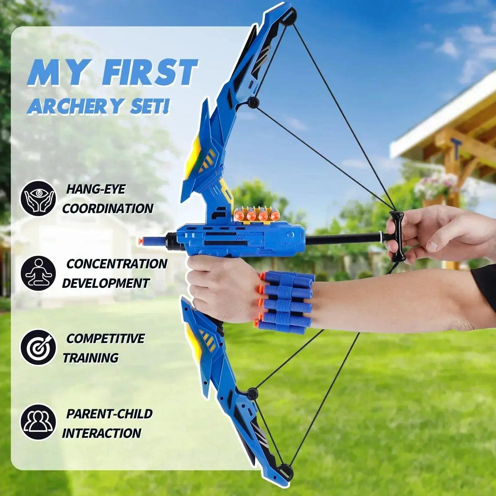  Kids Soft Dart Archery Set With Led Lights For Indoor Play -  ToylandEU™