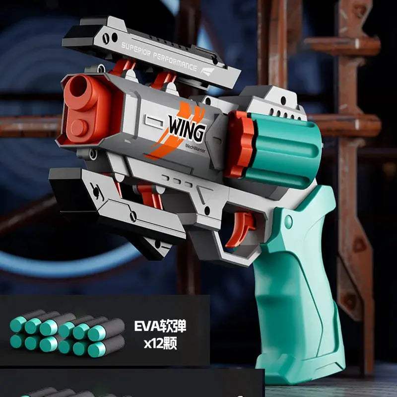 Kids Soft Foam Pistol Toy Gun With Safe Ammunition - ToylandEU