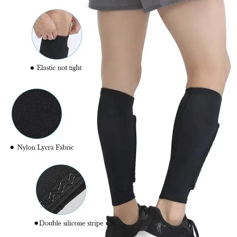 Kids Sports Shin Pads With Compression Calf Sleeves - ToylandEU