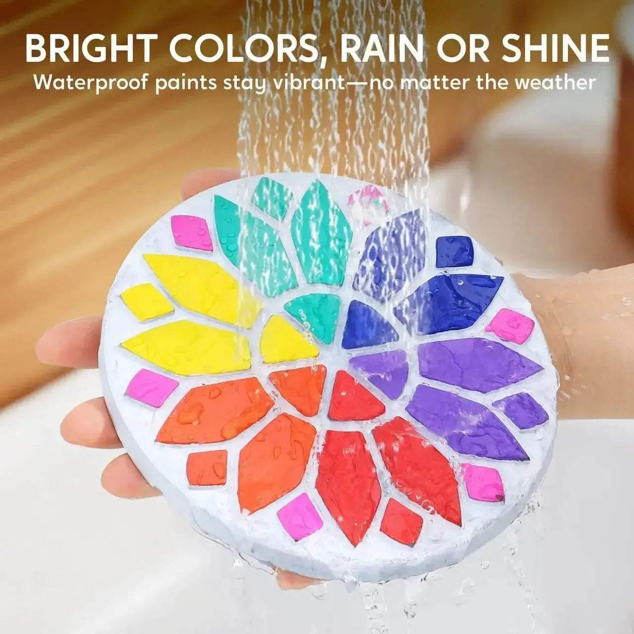  Kids Stepping Stones Painting Kit Five Unique Designs -  ToylandEU™