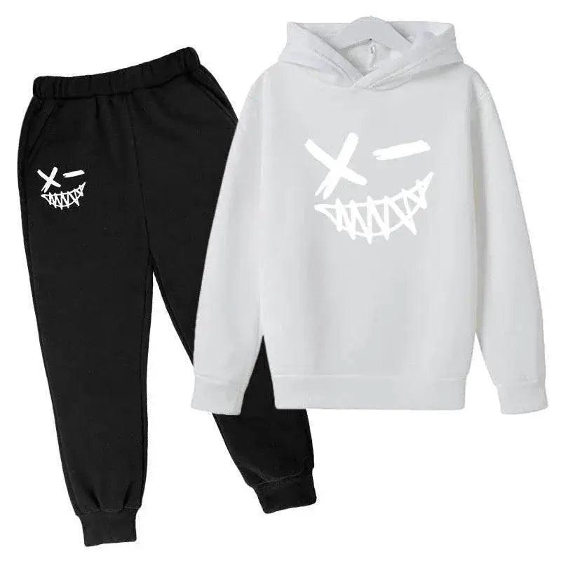  Evil Smile Printed 2024 Baby Summer Clothes for Children From 1 to 12 Years Kids Clothes Boys Child Sets Suit for Girls Boy Set -  ToylandEU™