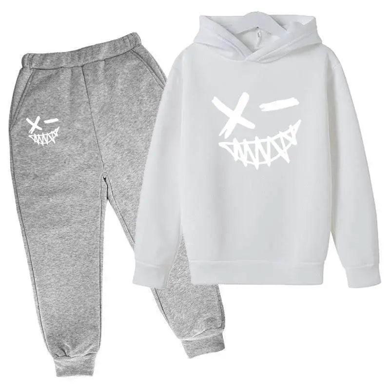  Evil Smile Printed 2024 Baby Summer Clothes for Children From 1 to 12 Years Kids Clothes Boys Child Sets Suit for Girls Boy Set -  ToylandEU™