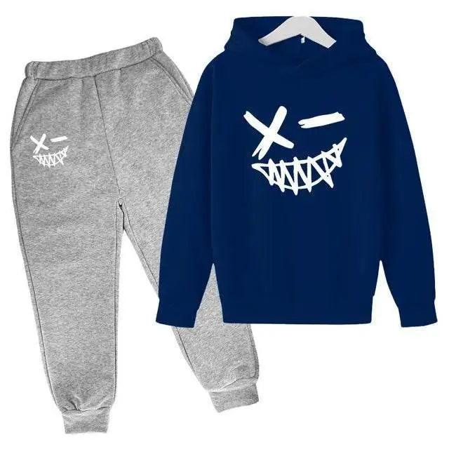  Evil Smile Printed 2024 Baby Summer Clothes for Children From 1 to 12 Years Kids Clothes Boys Child Sets Suit for Girls Boy Set -  ToylandEU™
