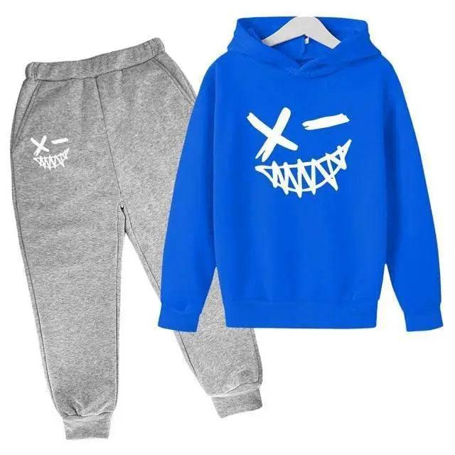  Evil Smile Printed 2024 Baby Summer Clothes for Children From 1 to 12 Years Kids Clothes Boys Child Sets Suit for Girls Boy Set -  ToylandEU™