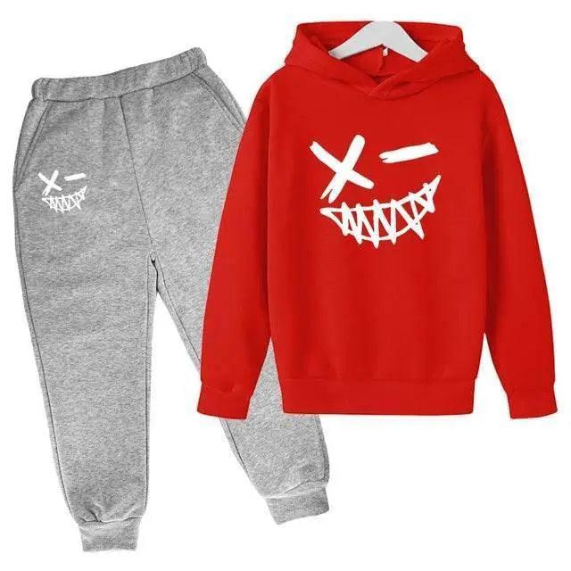  Evil Smile Printed 2024 Baby Summer Clothes for Children From 1 to 12 Years Kids Clothes Boys Child Sets Suit for Girls Boy Set -  ToylandEU™