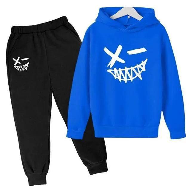  Evil Smile Printed 2024 Baby Summer Clothes for Children From 1 to 12 Years Kids Clothes Boys Child Sets Suit for Girls Boy Set -  ToylandEU™