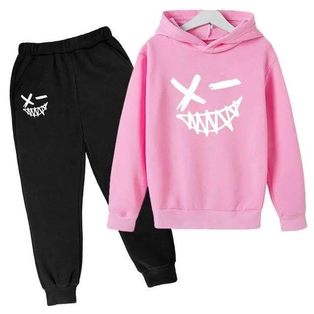  Evil Smile Printed 2024 Baby Summer Clothes for Children From 1 to 12 Years Kids Clothes Boys Child Sets Suit for Girls Boy Set -  ToylandEU™