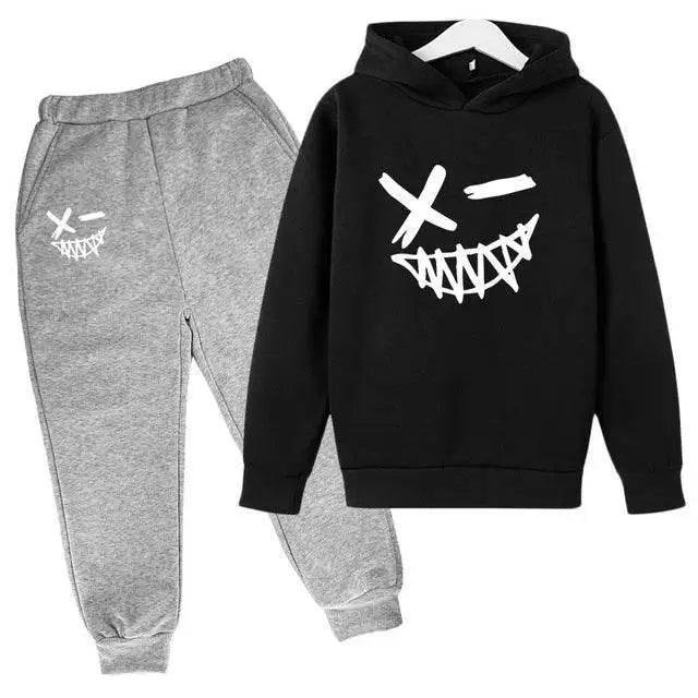  Evil Smile Printed 2024 Baby Summer Clothes for Children From 1 to 12 Years Kids Clothes Boys Child Sets Suit for Girls Boy Set -  ToylandEU™