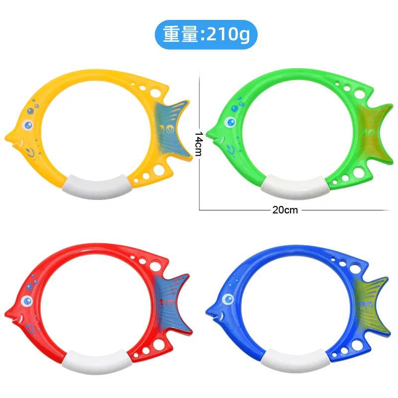 Kids Summer Shark Rocket Throwing Toy Swimming Pool Dive Game Water Fun Toys Baby Educational Bath Toys Gifts - ToylandEU