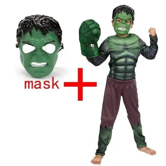  Kids Superhero Muscle Costume Set with Mask & Gloves for Fun Play -  ToylandEU™