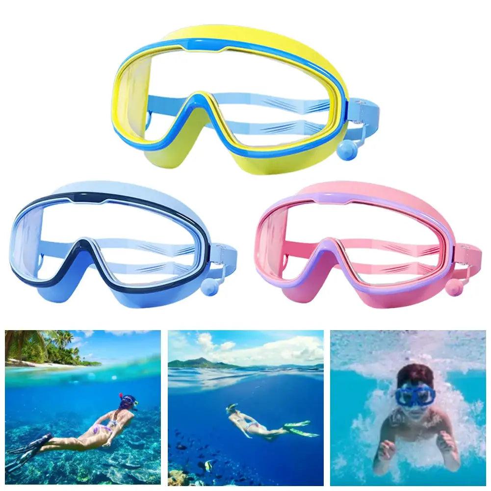  Kids Swim Goggles HD Anti Fog UV Protection With Earplugs -  ToylandEU™