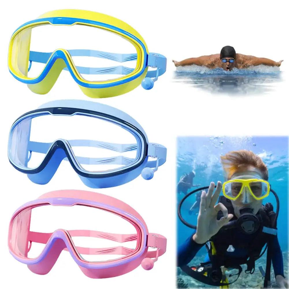  Kids Swim Goggles HD Anti Fog UV Protection With Earplugs -  ToylandEU™