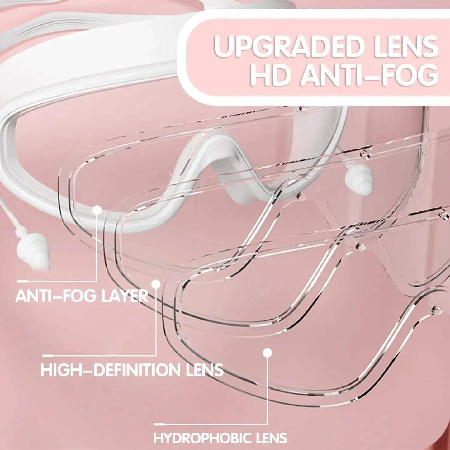  Kids Swimming Goggles Anti Fog Big Frame Waterproof -  ToylandEU™