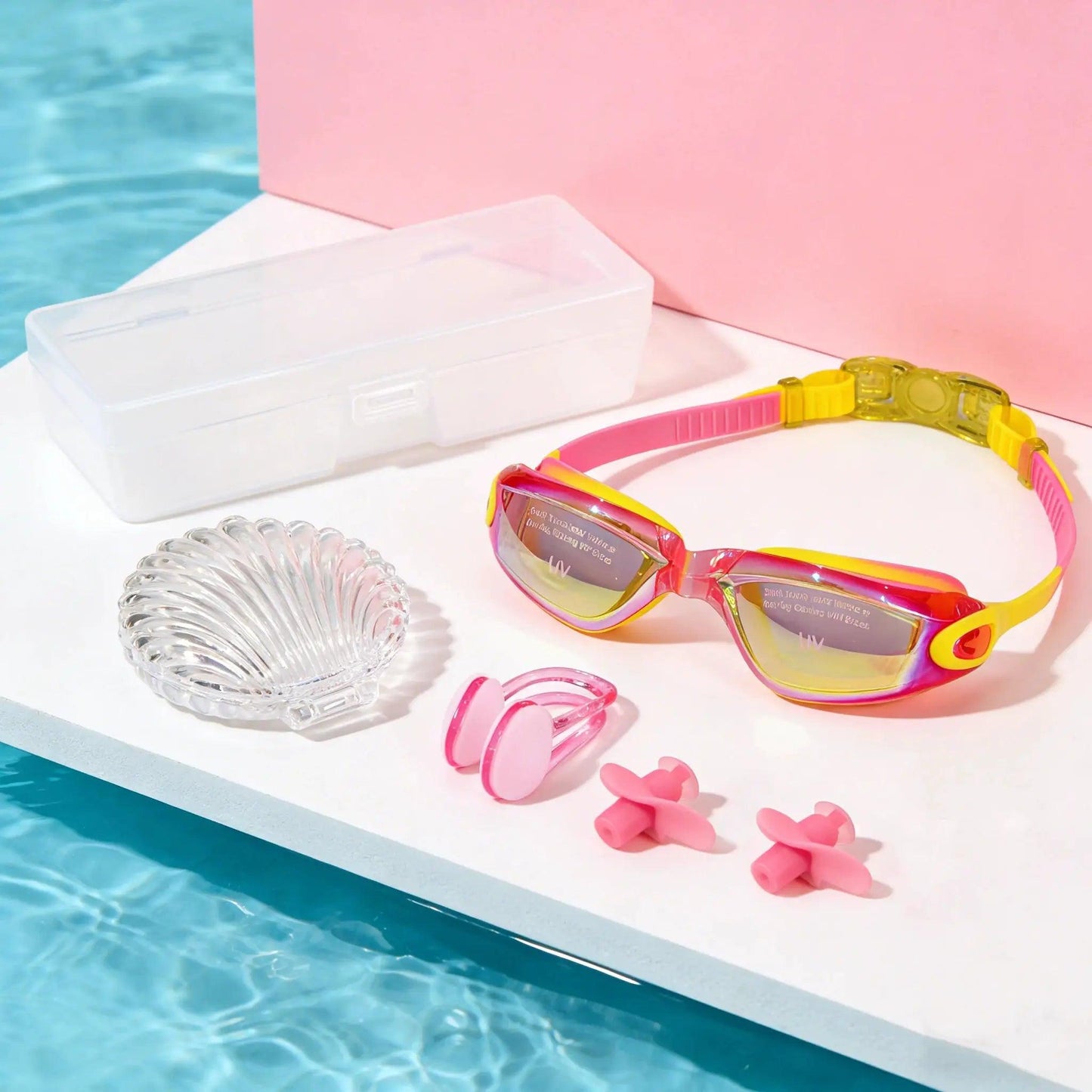  Kids Swimming Goggles Silicone Skirt Clear HD View -  ToylandEU™