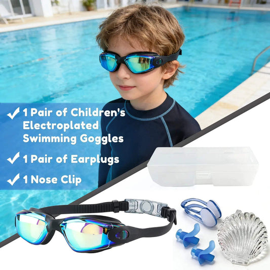  Kids Swimming Goggles Silicone Skirt Clear HD View -  ToylandEU™