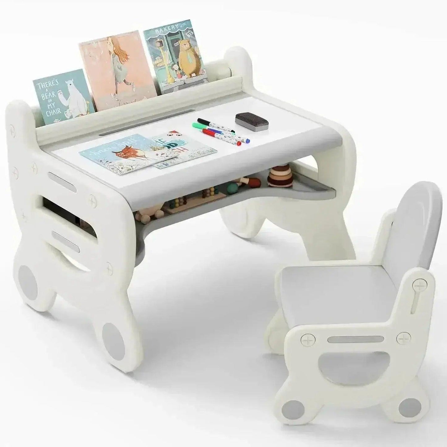  Kids Table and Chair Set for Reading and Drawing Fun -  ToylandEU™