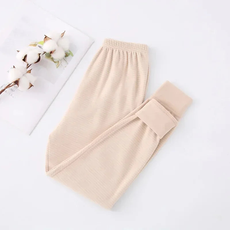 Kids Thermal Base Layer Sleep Pants For Winter Warmth - ToylandEU