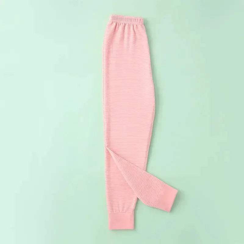  Kids Thermal Base Layer Sleep Pants One Piece Bottoming -  ToylandEU™