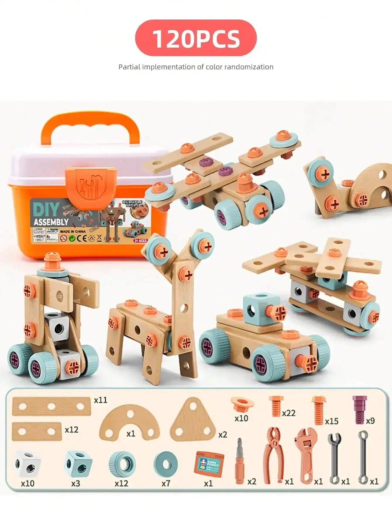  Kids Tool Set STEM Toy Drill Included For Nut Assembly -  ToylandEU™