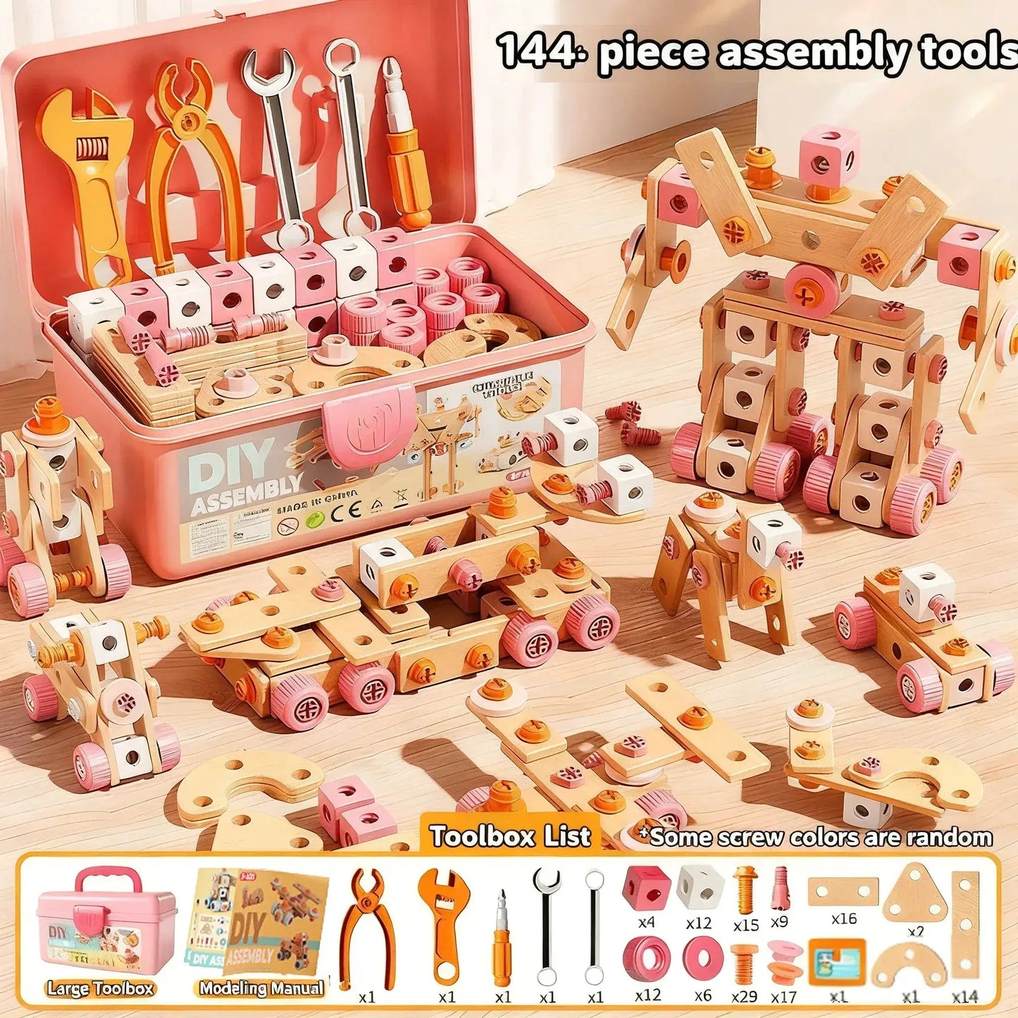 Kids Tool Set STEM Toy For DIY Nut Assembly Educational - ToylandEU