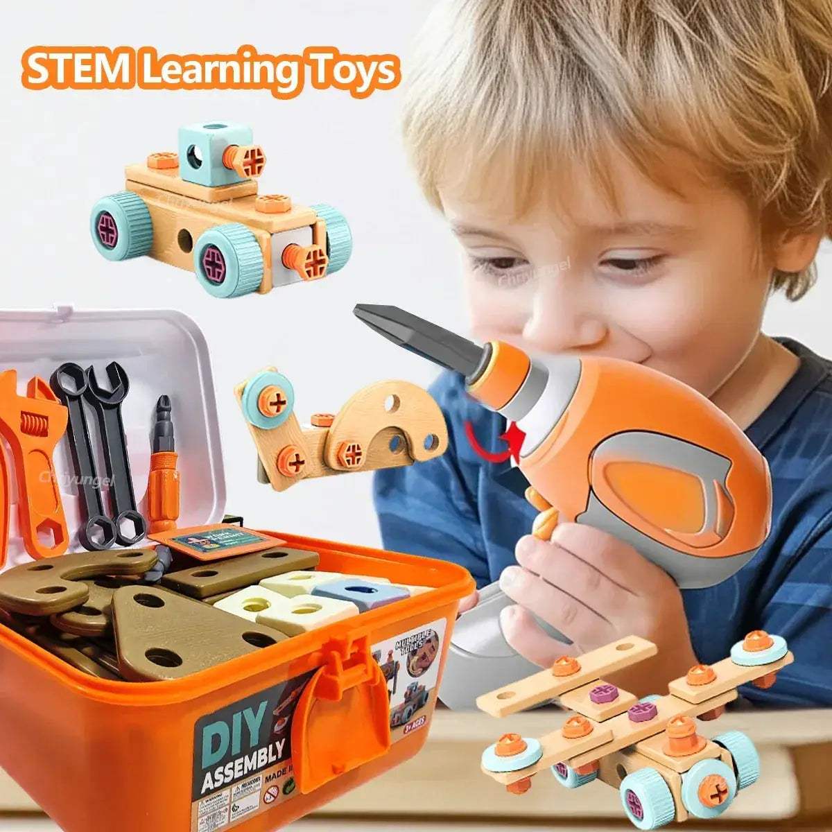 Kids Tool Set STEM Toy Kit For Assembly Educational Gifts - ToylandEU