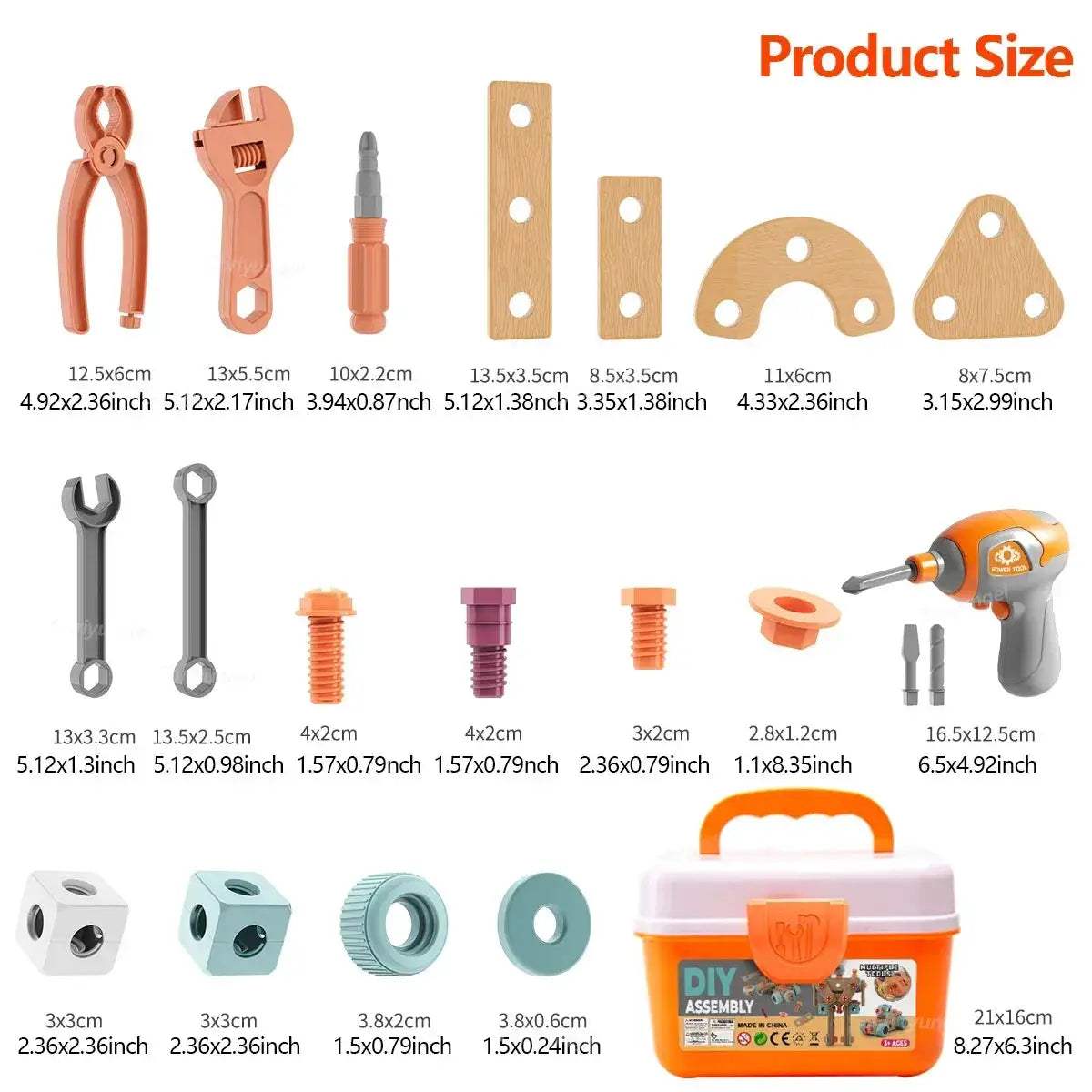 Kids Tool Set STEM Toy Kit For Assembly Educational Gifts - ToylandEU