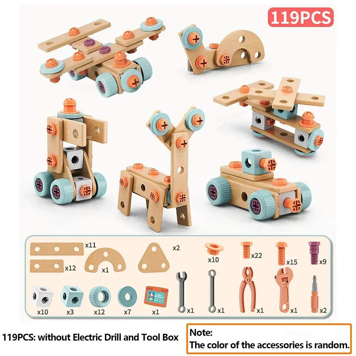 Kids Tool Set STEM Toy Kit For Assembly Educational Gifts - ToylandEU